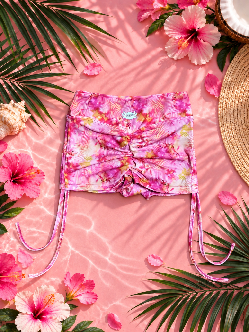 MIDNIGHT FLOWERS SHORTS